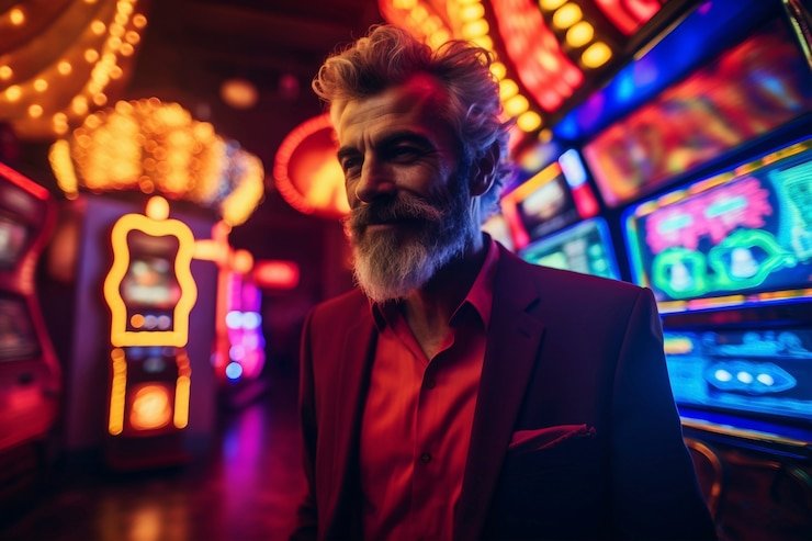 Pengguna aquaslot mengecek poin di mobile
