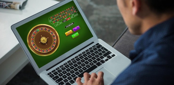 Tampilan hadiah aquaslot bernuansa neon